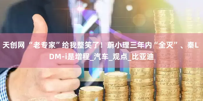 天创网 “老专家”给我整笑了！蔚小理三年内“全灭”、秦L DM-i是增程_汽车_观点_比亚迪