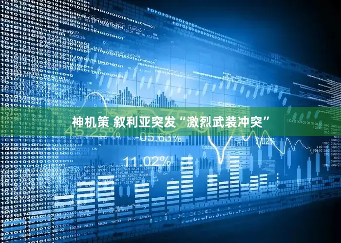 神机策 叙利亚突发“激烈武装冲突”