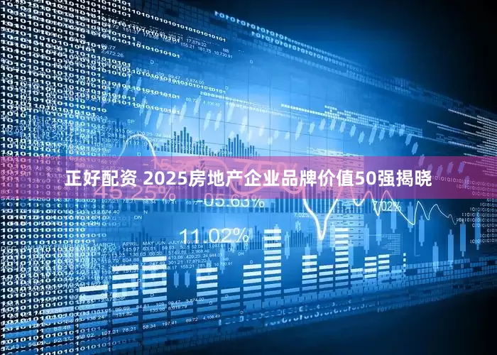 正好配资 2025房地产企业品牌价值50强揭晓